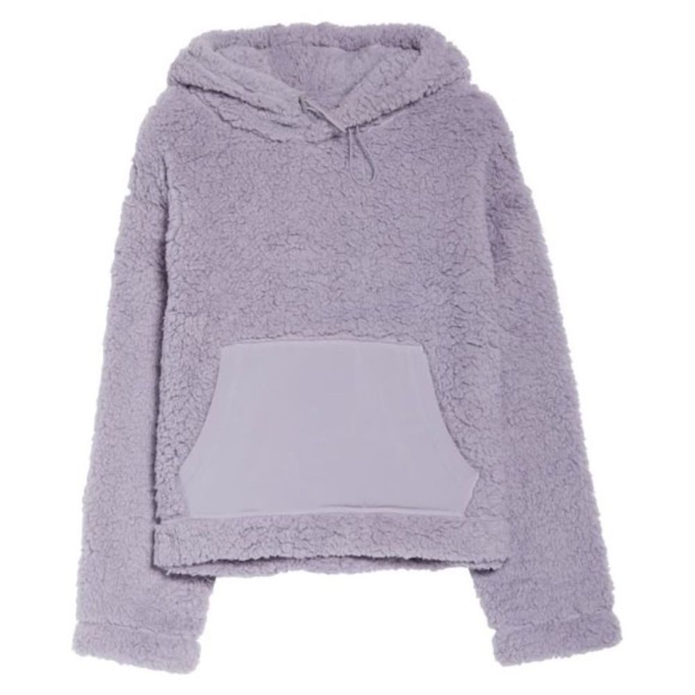 NWT Zella Cassie Faux Fur Hoodie size Small - Picture 2 of 3